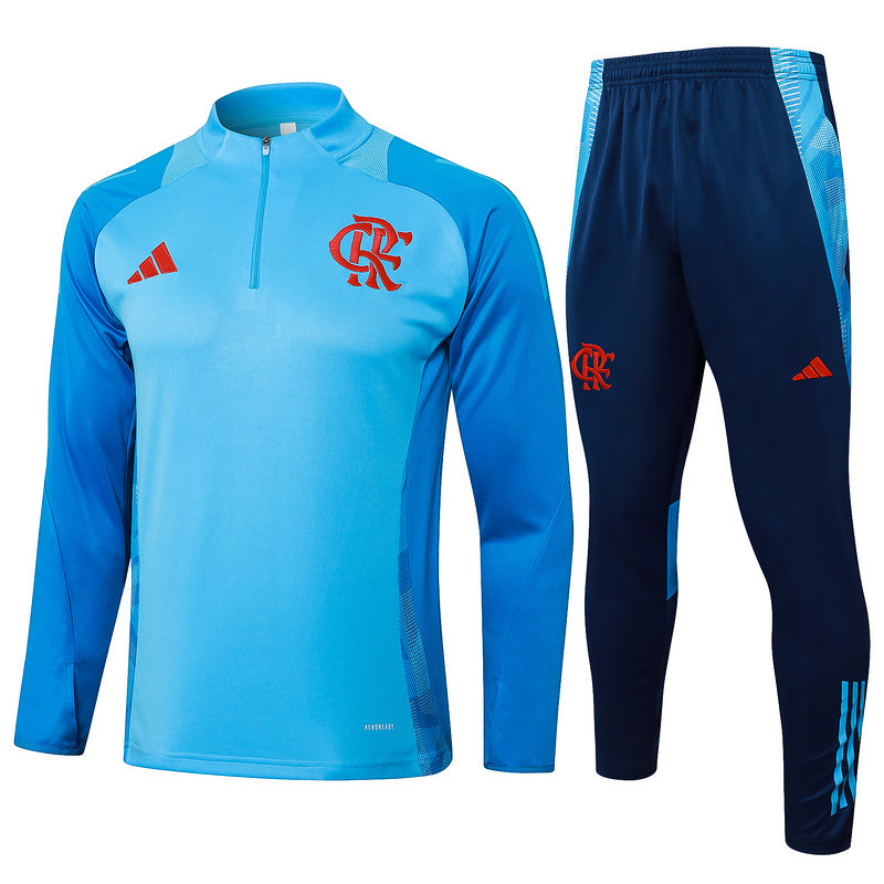 Kit Adulto Flamengo 25-26 – Casaco Azul Claro
