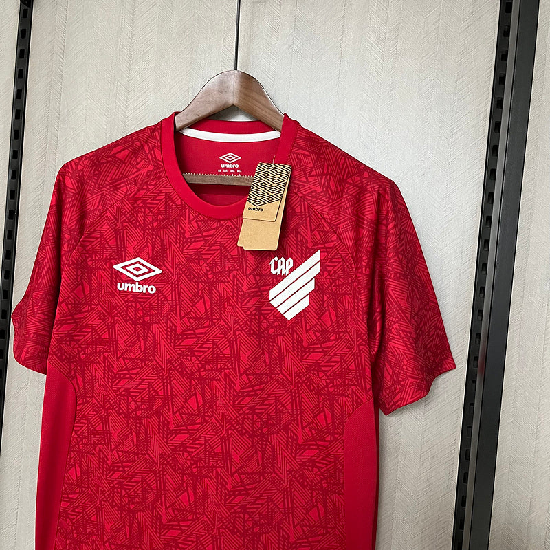 Camisa Athletico Paranaense Treino 24-25 Vermelha – Estilo e Identidade Rubro-Negra