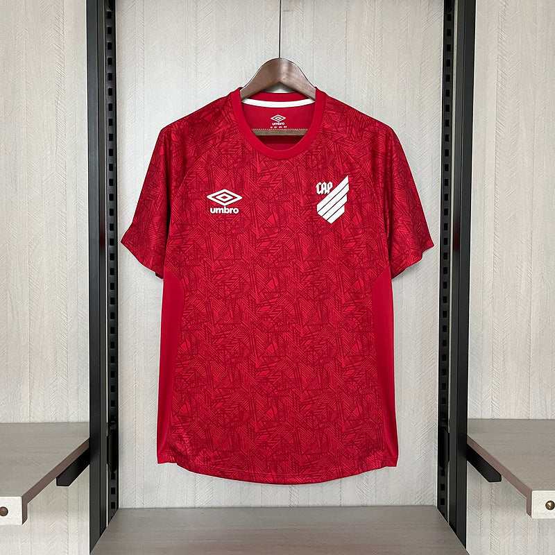 Camisa Athletico Paranaense Treino 24-25 Vermelha – Estilo e Identidade Rubro-Negra