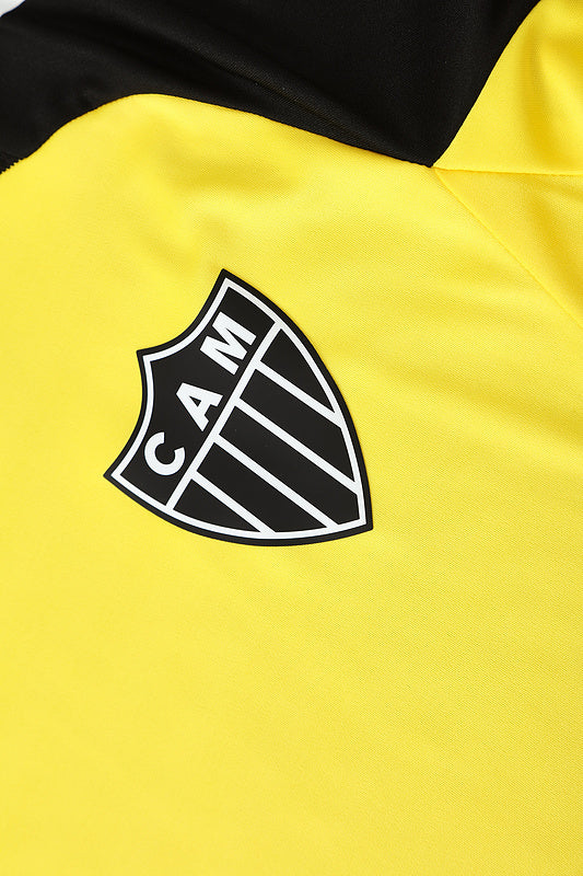 Kit Adulto Atlético Mineiro 25-26 Treino – Amarelo e Preto