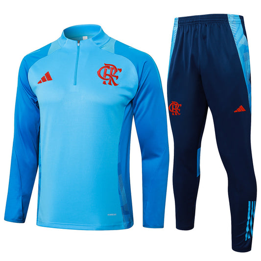 Kit Adulto Flamengo 25-26 – Casaco Azul Claro