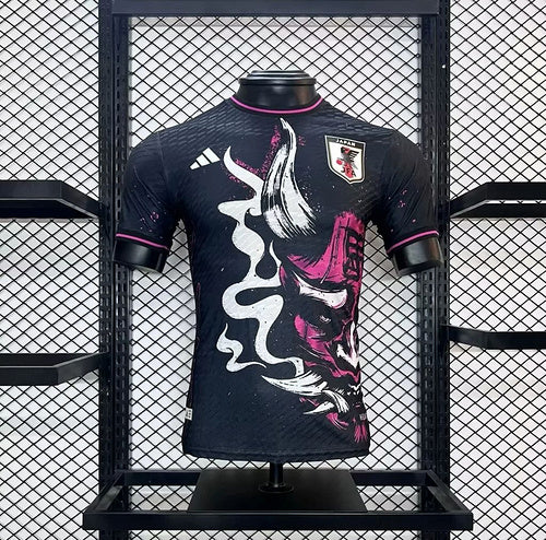Camisa Japão 24-25 Especial (Versão Player) – Azul Marinha com Rosa e Branco