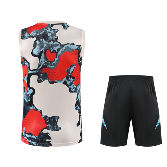 Kit Adulto Bayern de Munique 25-26 – Regata Bege e Shorts Pretos