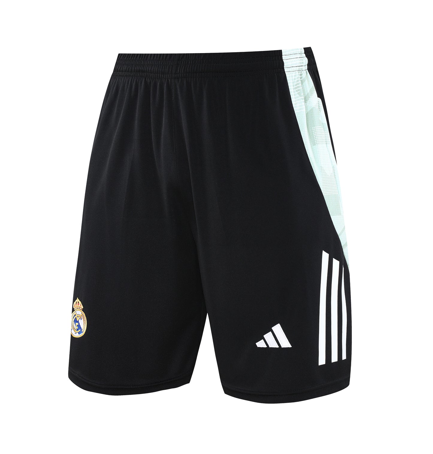 Kit Adulto Real Madrid 25-26 – Regata Branca e Shorts Preto