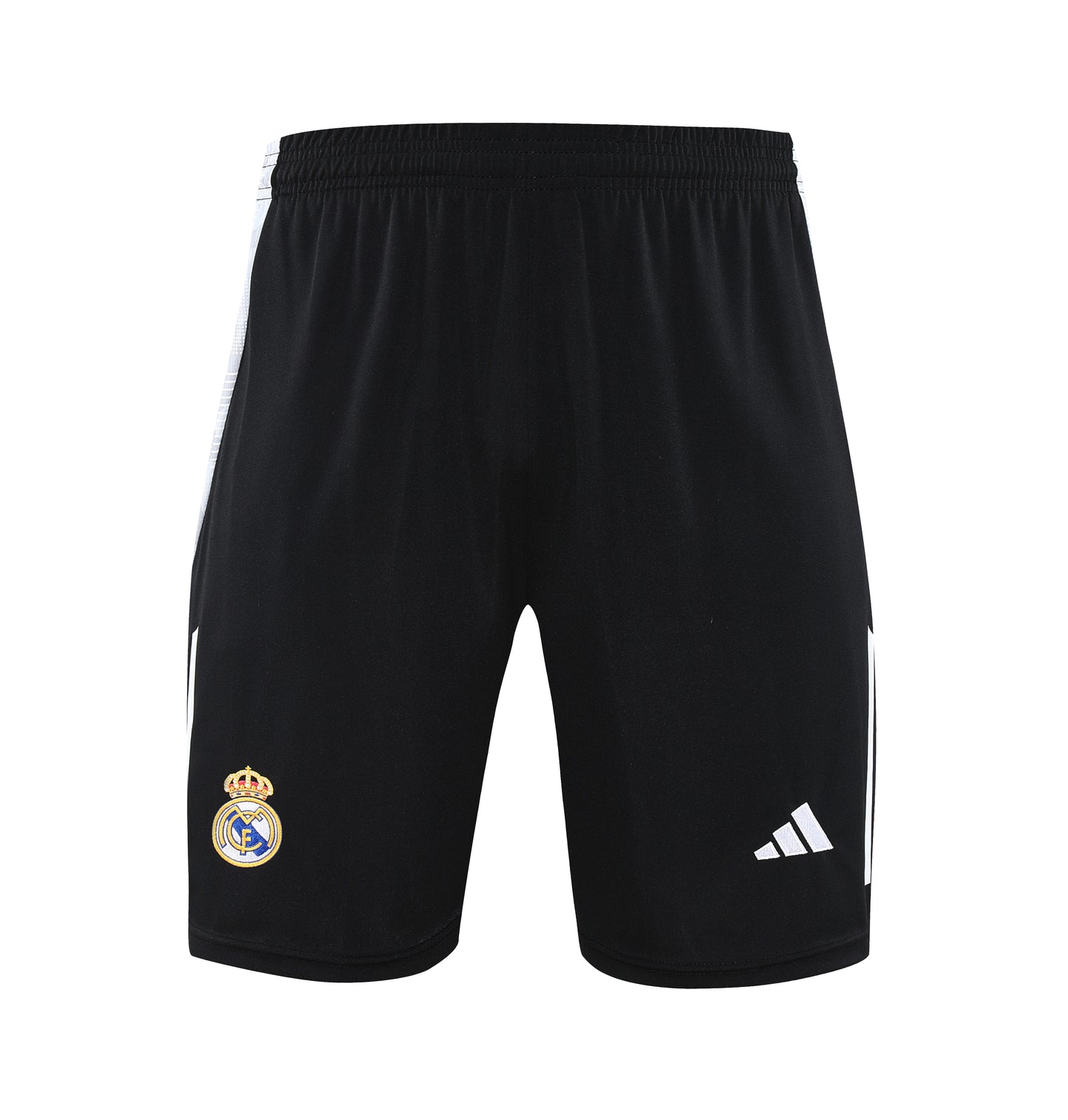 Kit Adulto Real Madrid 25-26 – Regata Branca e Shorts Preto