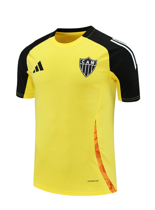 Kit Adulto Atlético Mineiro 25-26 Treino – Amarelo e Preto