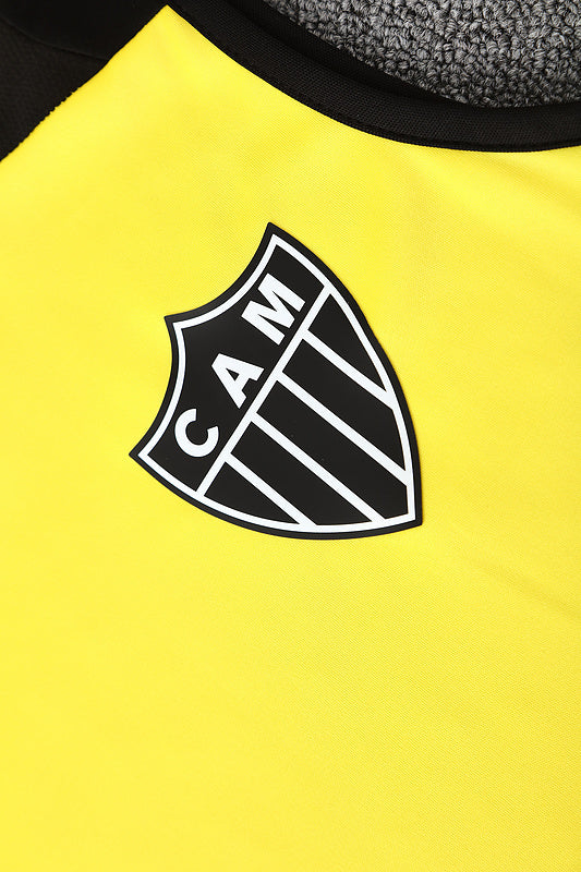 Kit Adulto Atlético Mineiro 25-26 Regata de Treino – Amarelo e Preto