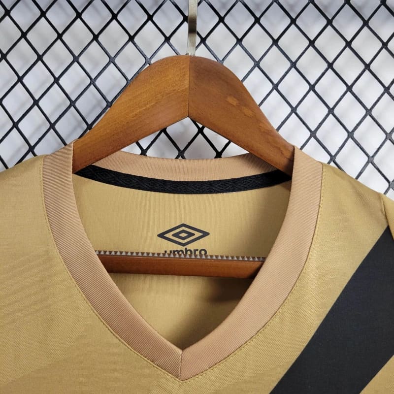 Camisa Athletico Paranaense Away 24-25 – Edição Centenário Dourada com Detalhes Pretos