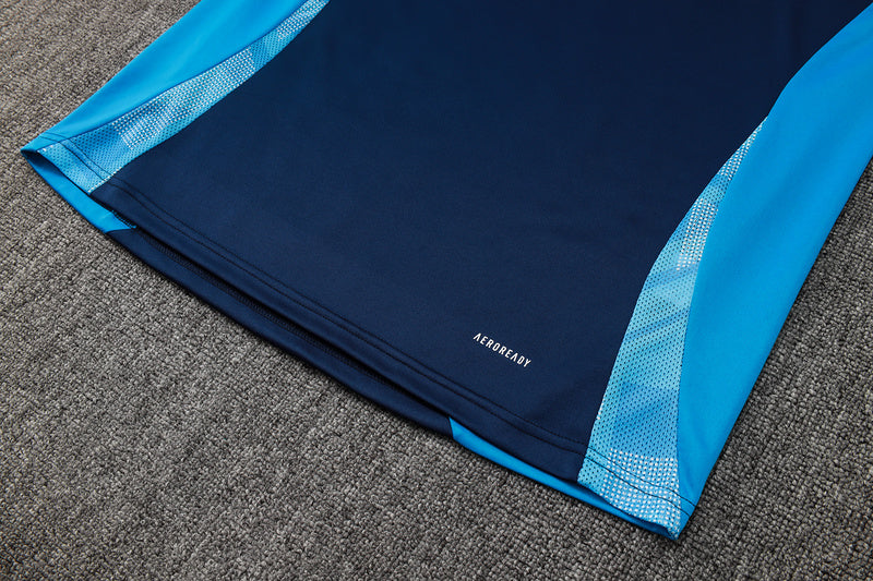 Kit Adulto Flamengo 25-26 – Casaco e Calça Azul Escuro com Detalhes em Azul Claro