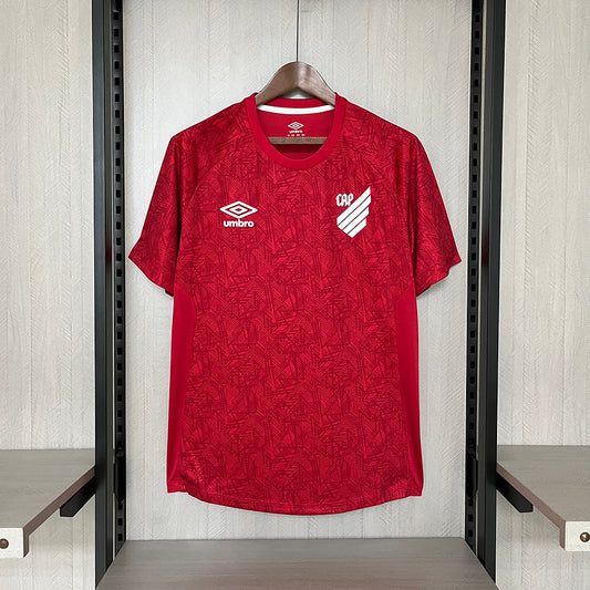 Camisa Athletico Paranaense Treino 24-25 Vermelha – Estilo e Identidade Rubro-Negra