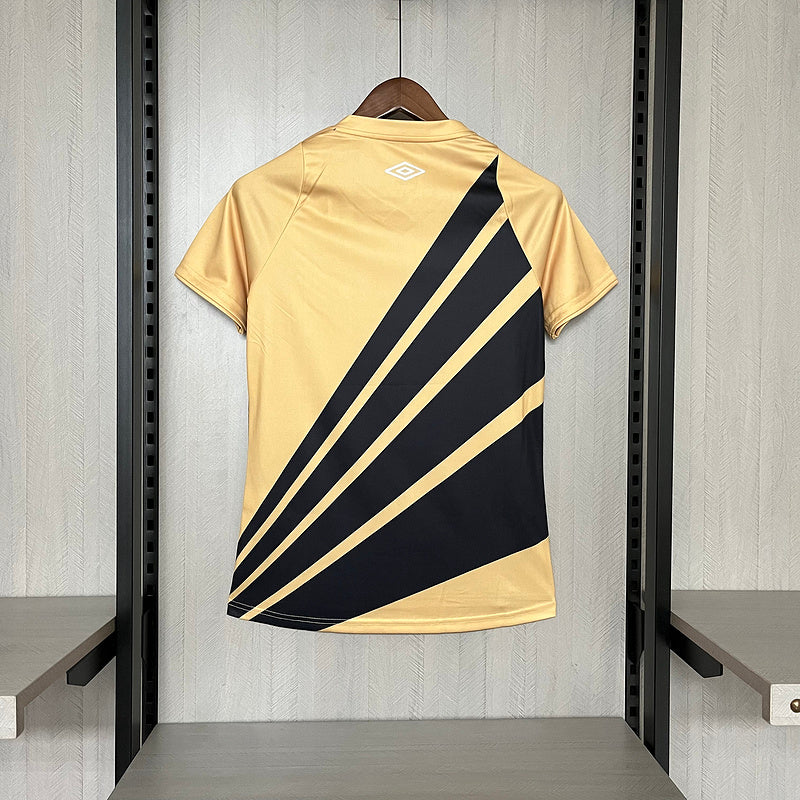 Camisa Feminina Athletico Paranaense 24-25 – Away Dourada (Centenário)