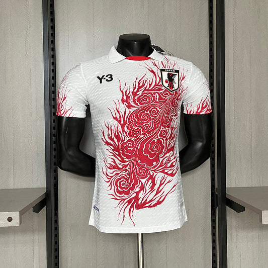 Camisa Japão 24-25 (Versão Player) Especial – Branca com Detalhe em Vermelho