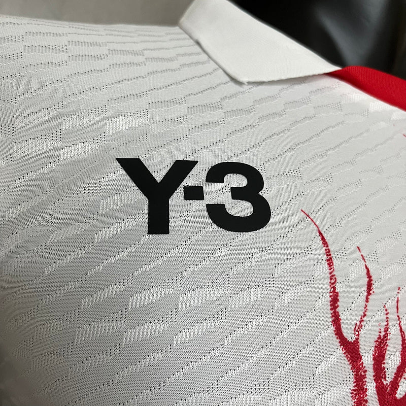 Camisa Japão 24-25 (Versão Player) Especial – Branca com Detalhe em Vermelho