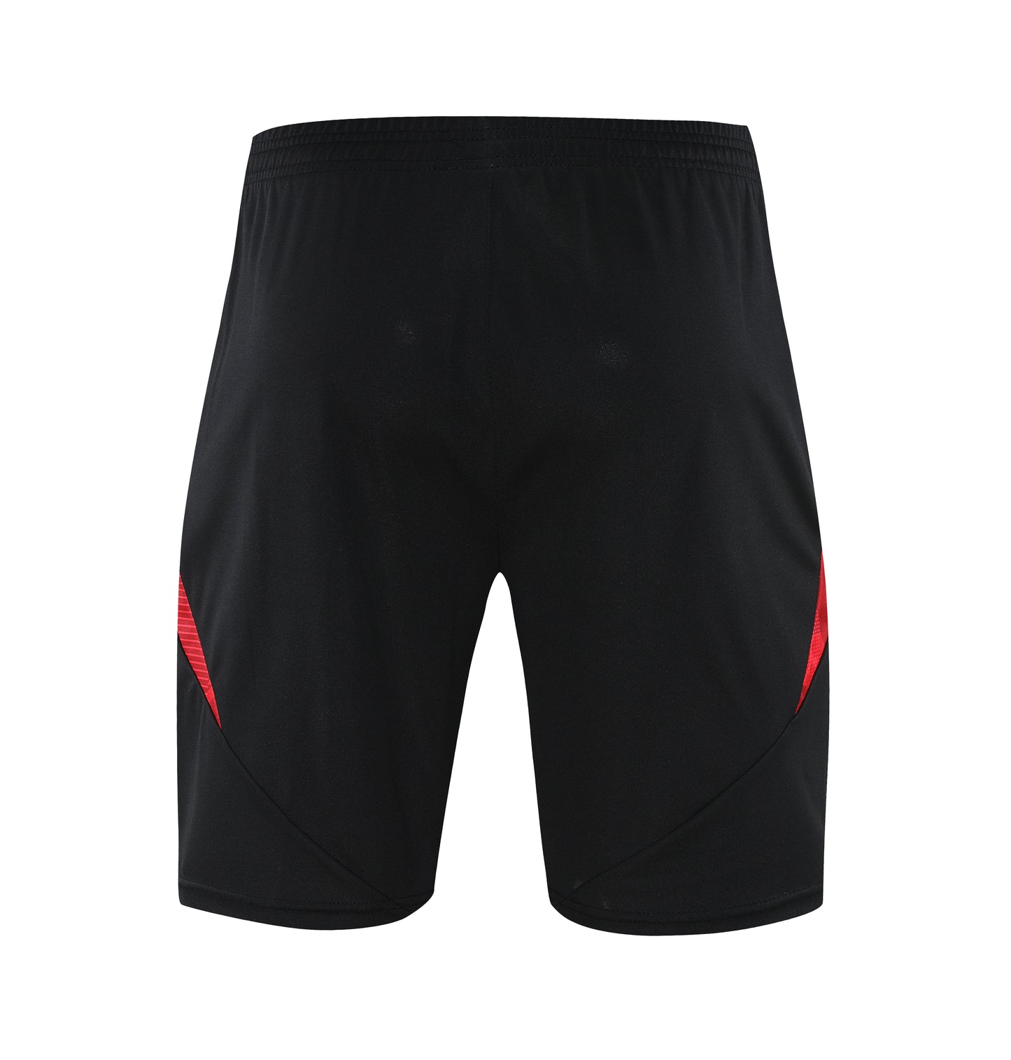 Kit Adulto Manchester United 25-26 – Regata e Shorts Pretos com Detalhes em Vermelho e Azul