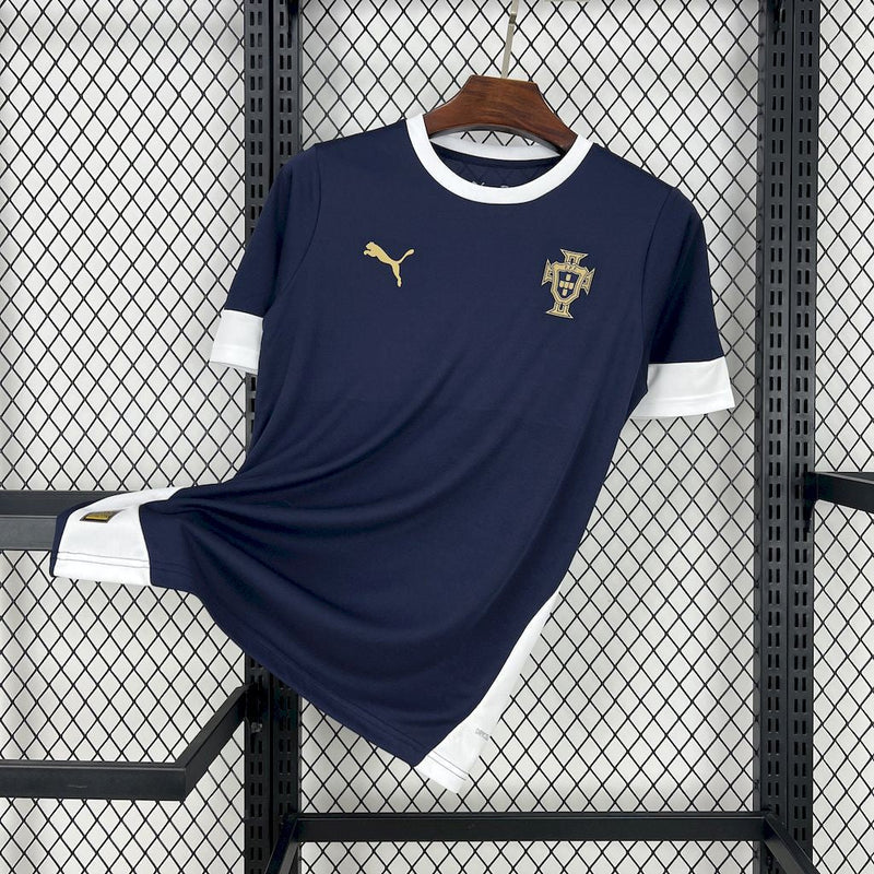 Camisa Portugal Treino Azul 25/26 - Torcedor Masculina
